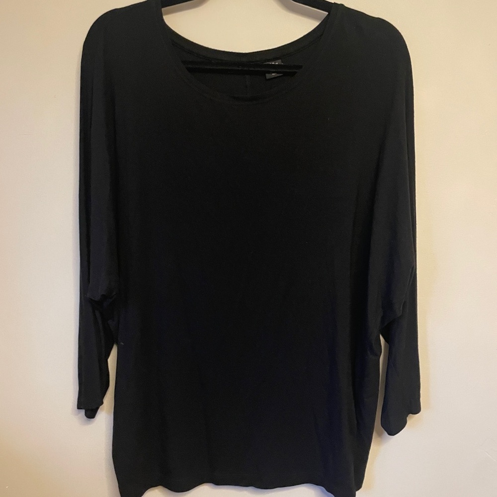 Tahari‎ Women's Black Long Sleeve Top size XL